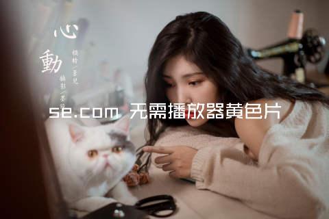 se.com 无需播放器黄色片